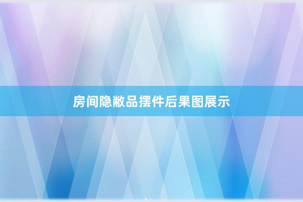房间隐敝品摆件后果图展示